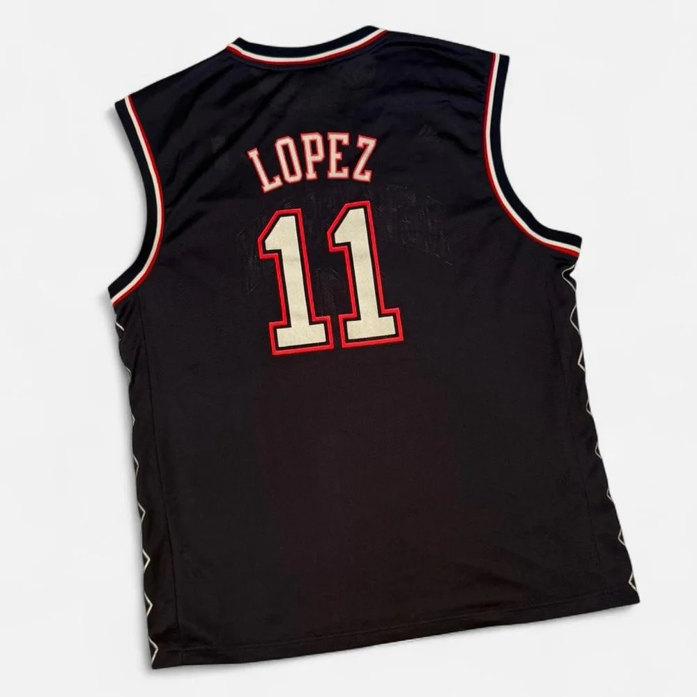 Vintage Adidas New Jersey Nets Brook Lopez Basketball Jersey